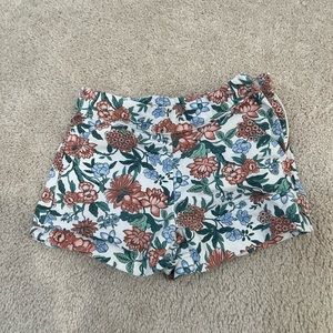 Janie and Jack shorts size 5 girls flower